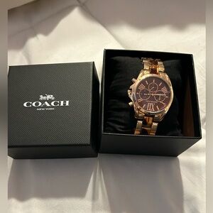 New Michael Kors BrownGold and Tortoise Watch